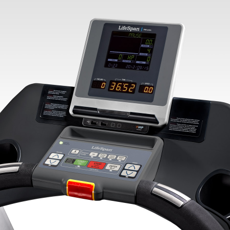 Treadmill's display and controls